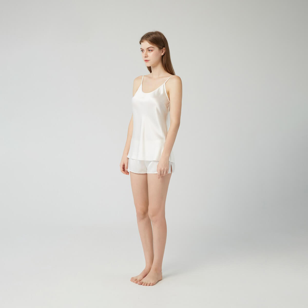 Two-Piece Mulberry Silk Camisole Set for Women LSP006 - Image 3