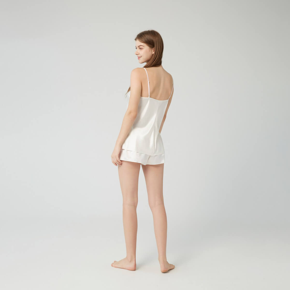 Two-Piece Mulberry Silk Camisole Set for Women LSP006 - Image 5